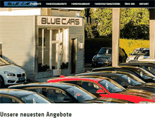 Tablet Screenshot of blue-cars.de